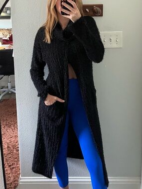 Charcoal mohair sweater